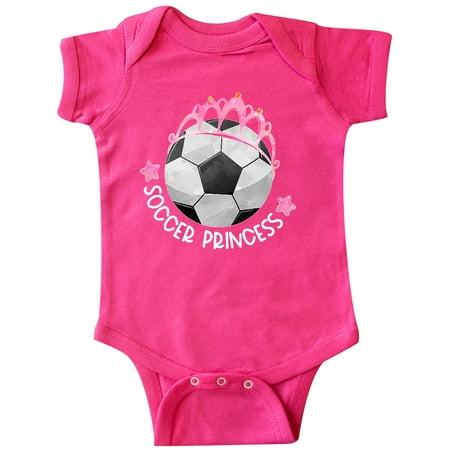 

Inktastic Soccer Princess- Tiara Gift Baby Girl Bodysuit