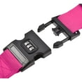 thumbnail image 4 of 2Mx5cm PP Adjustable Luggage Straps with Combination Lock, Rose Red, 4 Pack, 4 of 6