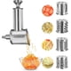 thumbnail image 1 of Accesorio triturador rebanador de acero inoxidable para batidora KitchenAid, rallador de queso, rebanador de alimentos para batidora KitchenAid, accesorios para Kitchenaid, 1 of 9