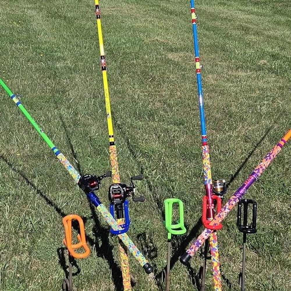Smackdown Bank Rod Holders (RED) Fits TWO rods in each rod holder