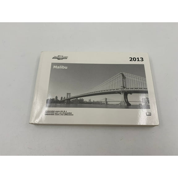 2013 Chevrolet Malibu Owners Manual Handbook OEM K03B28004