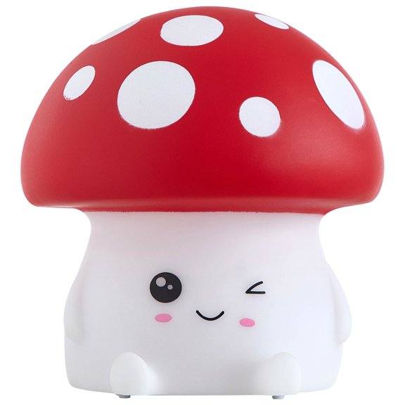Urban Shop Pink Mushroom Squishy LED Mood Light