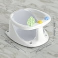 thumbnail image 6 of Babyomi Baby Bath Seat with Prevents Tipping Over and Baby Toys, Non-Slip, Baby Bathtub Support Seat for Babies 6 Months & Up, Grey, 6 of 6