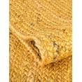 thumbnail image 3 of Beautiful Indian Handmade Braided Pure Yellow Jute Area Rug Size - 2 x 2 Feet Round (61 cm x 61 cm), 3 of 5