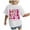White, variant on Gubotare Girls Shirts Trendy Girls' Puff Short Sleeve Shirts Summer Crewneck T Shirt Tops Tee Blouse (Light Purple,Size 3-4 Years)