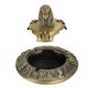 thumbnail image 1 of Cenicero de metal con tapa Artesanía retro de aleación de zinc Adornos innovadores Forma de faraón egipcio (bronceado), 1 of 8