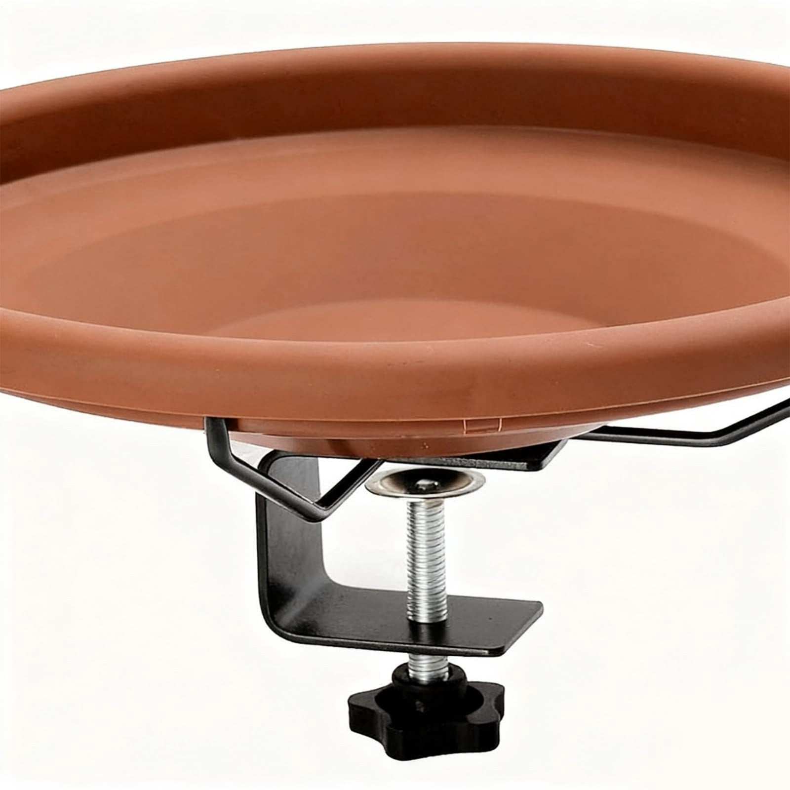 Wrought Iron Detachable Birdbath, Bird Feeder with Removable Bowl, Outdoor Garden Bird Bath Pool for Yard