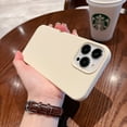 thumbnail image 4 of CASELIX iPhone SE Case 2022 (3rd Generation), iPhone SE Case 2020 Liquid Silicone Case, Shockproof, Slim Phone Case, Anti-Scratch Soft Microfiber Lining (Antique White), 4 of 5