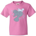 thumbnail image 3 of Inktastic Cute Manatees with Bubbles Youth T-Shirt, 3 of 5
