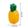 thumbnail image 2 of Dog Cooling Chew Toys, Pineapple Design Teething Toy for Puppies, Dog Teeth Cleaning and Training Toys, Summer Interactive Squeaky Toys, Small and Medium Pet Training Tools (Yellow), 2 of 5