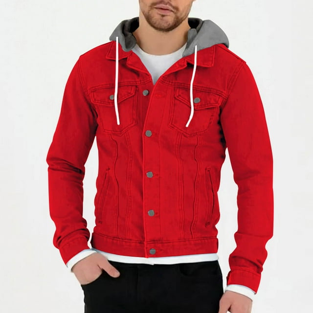 WILLBEST Sudaderas De Hombre para Hombre, Moda De Otoño e Invierno, Informal, De Color Sólido, A Prueba De Viento, Deportivas, De Manga Larga XGrande