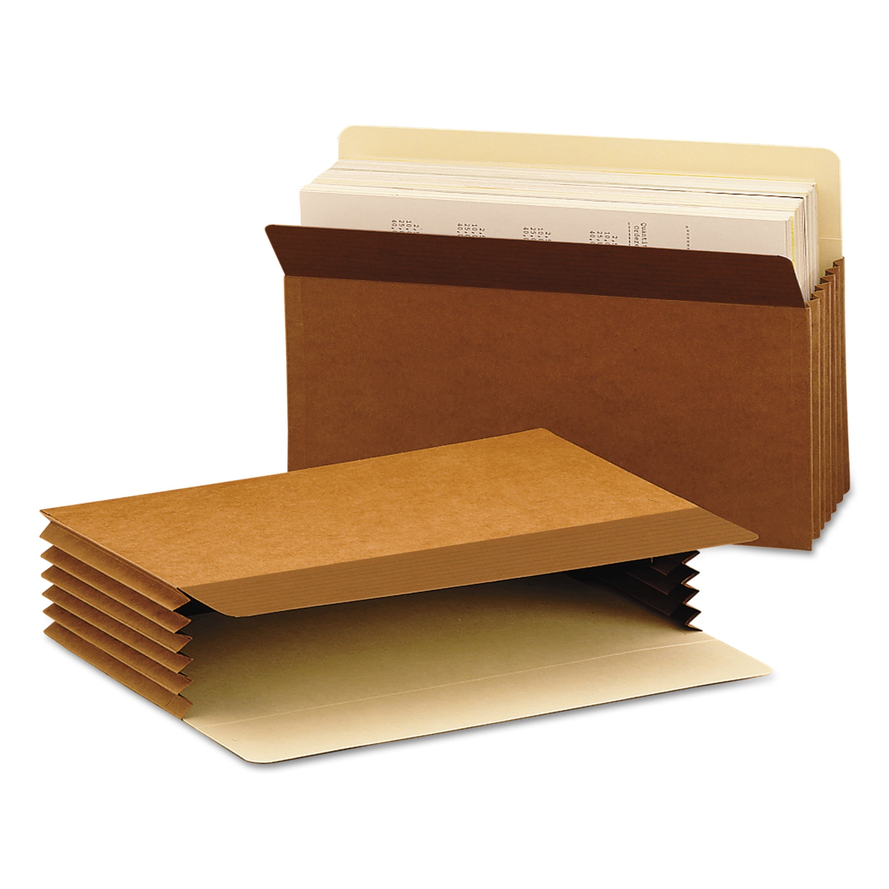 Smead, SMD73211, Easy Grip File Pocket - Straight-Cut Tab, 10 / Box, Redrope