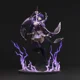 thumbnail image 2 of Modelo de juguete de regalo de personaje de anime Genshin Impact Raiden Shogun 1/7 27 cm Yangshaomei, 2 of 4