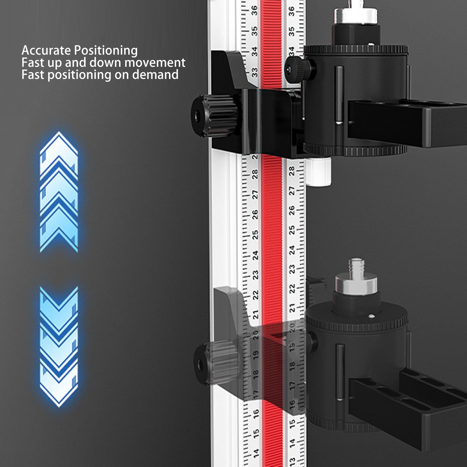 YAHHU Multifunctional Infrared Adjustable Leveling Tool Wall Mount Holder Bracket For Laser Alignments With Adjustable Height 0-26cm / 0-10.23 inches Heavy Duty Measuring Tool Accessory