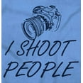 thumbnail image 2 of I Shoot People Camera Photography Pun Unisex Plus Fleece Graphic Hoodie Brisco Brands 5X, 2 of 5