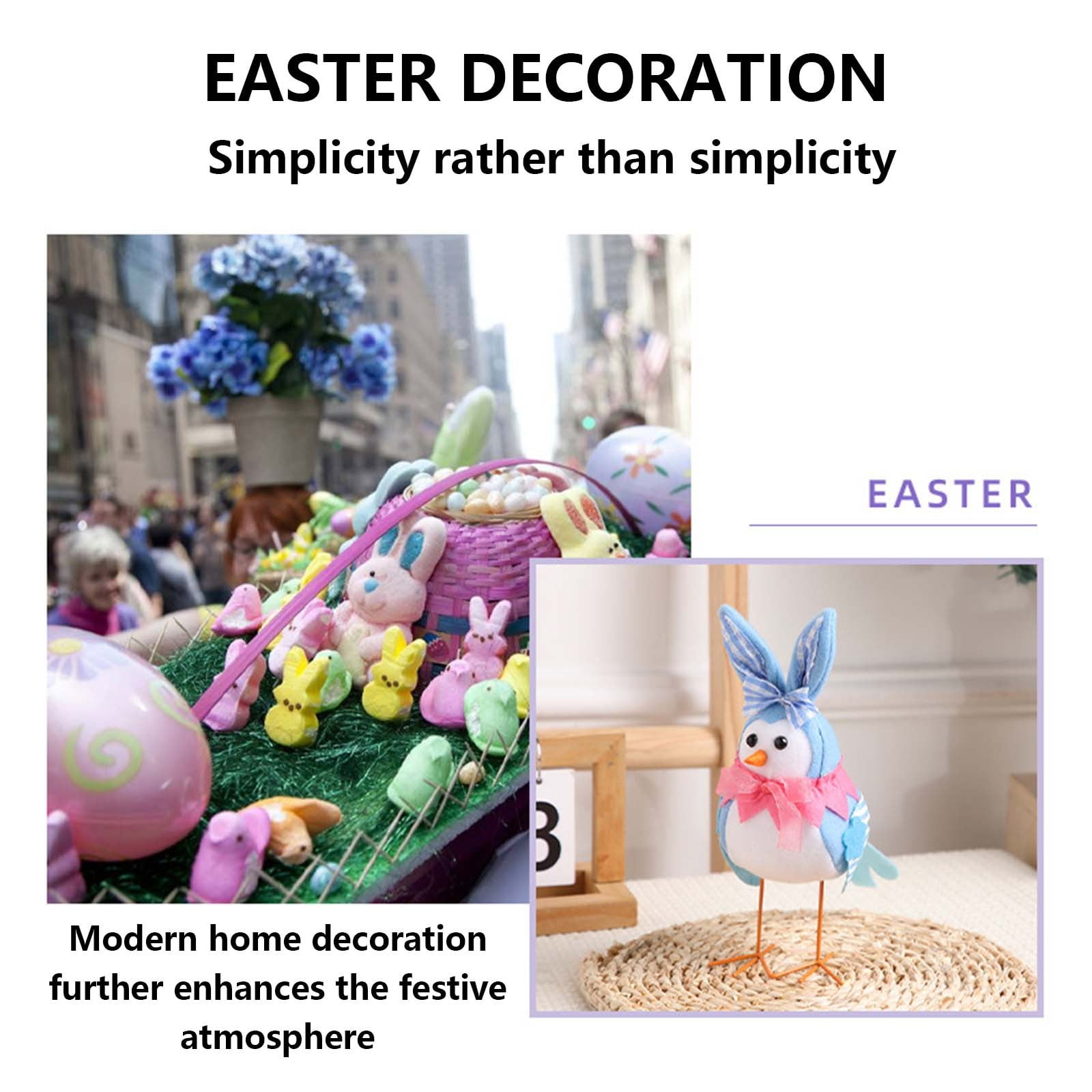 Easter Chick Decorations Spring Easter Chicken Decors Figurines