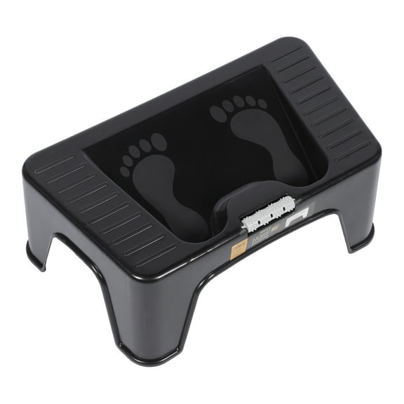 unbranded Stable Seat Stool Pedals Toddler Office 42x27cm Black