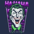 thumbnail image 2 of Men's Batman Joker Ha Ha Frame  Graphic Tee Navy Blue Heather 1X Big Tall, 2 of 4