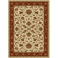 thumbnail image 1 of Radici 1597-1444-IVORY-BRIC Como Rectangular Ivory & Brick Traditional Italy Area Rug- 2 ft. 2 in. W x 7 ft. 7 in. H, 1 of 1
