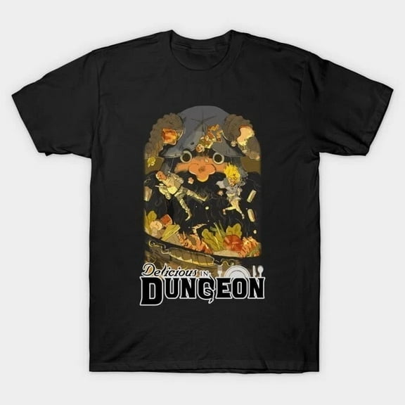 DELICIOUS IN DUNGEON Graphic Tee Anime Manga Fan Bootleg Shirt S-5XL