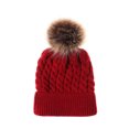 thumbnail image 1 of Bonnet en Laine Tricoté Chaud pour Femmes, Cache-Oreilles, 1 of 8