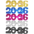 thumbnail image 1 of CTIRCHIU 5Pcs New Years Eve Eyewear in Assorted Color for Graduation Party Retro Design, 1 of 6