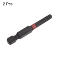 thumbnail image 3 of Unique Bargains T25 Magnetic Security Impact Torx Screwdriver Bit 1/4' Hex Shank 2' Length, 2 Pack, 3 of 5