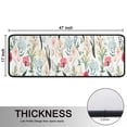 thumbnail image 5 of Kitchen Rugs Sets Of 2,Pioneer Flower Floral Print Pattern Anti Fatigue Kitchen Mat Rugs Non Slip Washable,Decorative Kitchen Floor Mats for Kitchen,Sink,Laundry,17"x47"+17"x47", 5 of 5