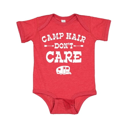 

Inktastic Camp Hair Don t Care RV Gift Baby Girl Bodysuit