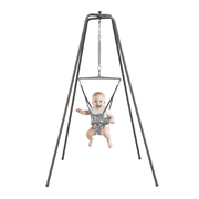 Jolly Jumper Elite Baby Exerciser - Sturdy Frame, Indoor and Outdoor Exercise Saddle Seat, Adjustable Height, for Infants up to 28lbs