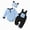 A14-Sky Blue, variant on Newborn Baby Bodysuit for 6-9 Months Baby Boy Girls Clothes Fall Winter Outfit Long Sleeve Textured Romper Pocket Suspender Pants Sky Blue