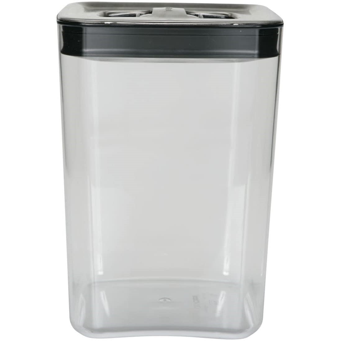 Click Clack Cube Food Storage Container with Stainless Steel Lid, 4.5 Quart