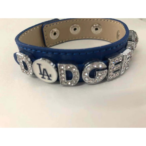 Los Angeles rhinestone baseball bracelet/ world series/ MLB fans jewelry