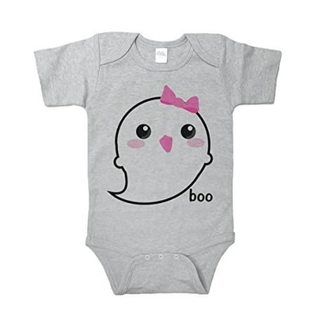 

7 ate 9 Apparel Kids Ghost Halloween Onepiece Grey
