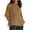 Coffee, variant on Ecqkame Women's Cotton Linen Lightweight Tops Summer Casual Loose Half Sleeve Crew Neck Shirt Side Split Solid Color Trend Tunic Tops Coffee M