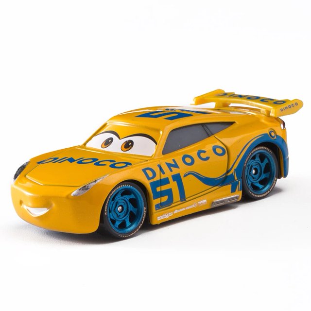 Coches Disney Pixar Cars Rayo McQueen 1:55, modelo de aleación de metal, juguete de coche Mater Sheriff, juguetes de metal, vehículos, regalos para niños.