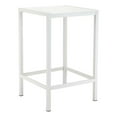 thumbnail image 1 of Pemberly Row Petite Table de Bar Moderne en Aluminium 43x28 Pouces Blanche, 1 of 3