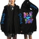 thumbnail image 3 of Sudadera con capucha de Disney Stitch para mujer, ropa de calle de Manga con cremallera, estilo Harajuku, años 90, Y2k, 3 of 3