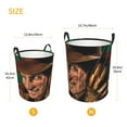 thumbnail image 5 of Horror Freddy Krueger Laundry Hamper, Waterproof Laundry Basket, Lightweight Laundry Bag with Handles in Nursery, Collapsible Clothes Storage Toy Organization for Bathroom Bedroom Laundryroom, 5 of 8