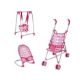 thumbnail image 5 of Pretend Play Set Highchair Swing Doll Nursery Accessory For Kids Realistic Roleplay Parenting Activity Toy, 5 of 8