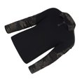 thumbnail image 4 of Pull - top militar con cremallera de cuarto para deportes al aire libre de manga larga en verano Pull - top militar negro CPL, 4 of 10