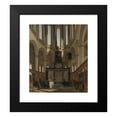 thumbnail image 2 of Emanuel de Witte 12x14 Black Modern Framed Museum Art Print Titled - The Tomb of Michiel De Ruyter in the Nieuwe Kerk, Amsterdam (1683), 2 of 5