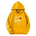 thumbnail image 3 of Sudaderas con capucha para niños y niñas, sudaderas casuales de manga larga, lindas sudaderas de gran tamaño con bolsillo de polar, chaquetas para niñas, 3 of 4