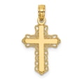 thumbnail image 1 of FB Jewels 14K Yellow Gold Budded Cross Charm, 1 of 4