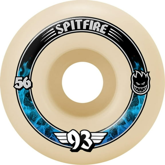 Spitfire F4 Radial Skateboard Wheels 93a 56mm Natural