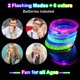 thumbnail image 3 of Pulseras LED - 16 unidades - Accesorios brillantes para fiestas que brillan en la oscuridad - Pulseras luminosas - Juguetes luminosos como regalos de cumpleaños - Pulseras para niños y adultos, 3 of 5