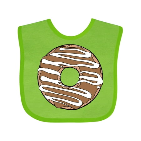 

Inktastic Chocolate Donut Doughnut Glaze Icing Frosting Gift Baby Boy or Baby Girl Bib