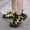 Yellow, variant on Cartoon Dinosaur Girls Sandals Breathable Flat Sole Indoor Outdoor Beach Slippers for Children Comfortable Footwear