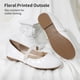 thumbnail image 4 of Zapatos tipo Mary Jane para niñas DREAM PAIRS Serena-100 Blanco Talla 11, 4 of 7