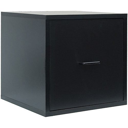Storage Drawer Cube, Black